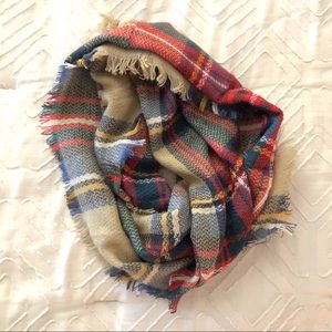 large plaid tartan infinity circle scarf windsor